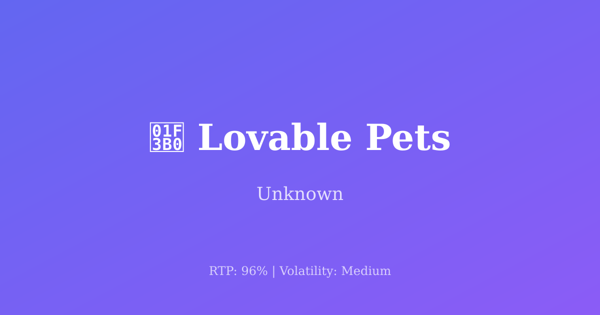 Lovable Pets